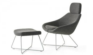 Allermuir Open High Back and Foot Stool
